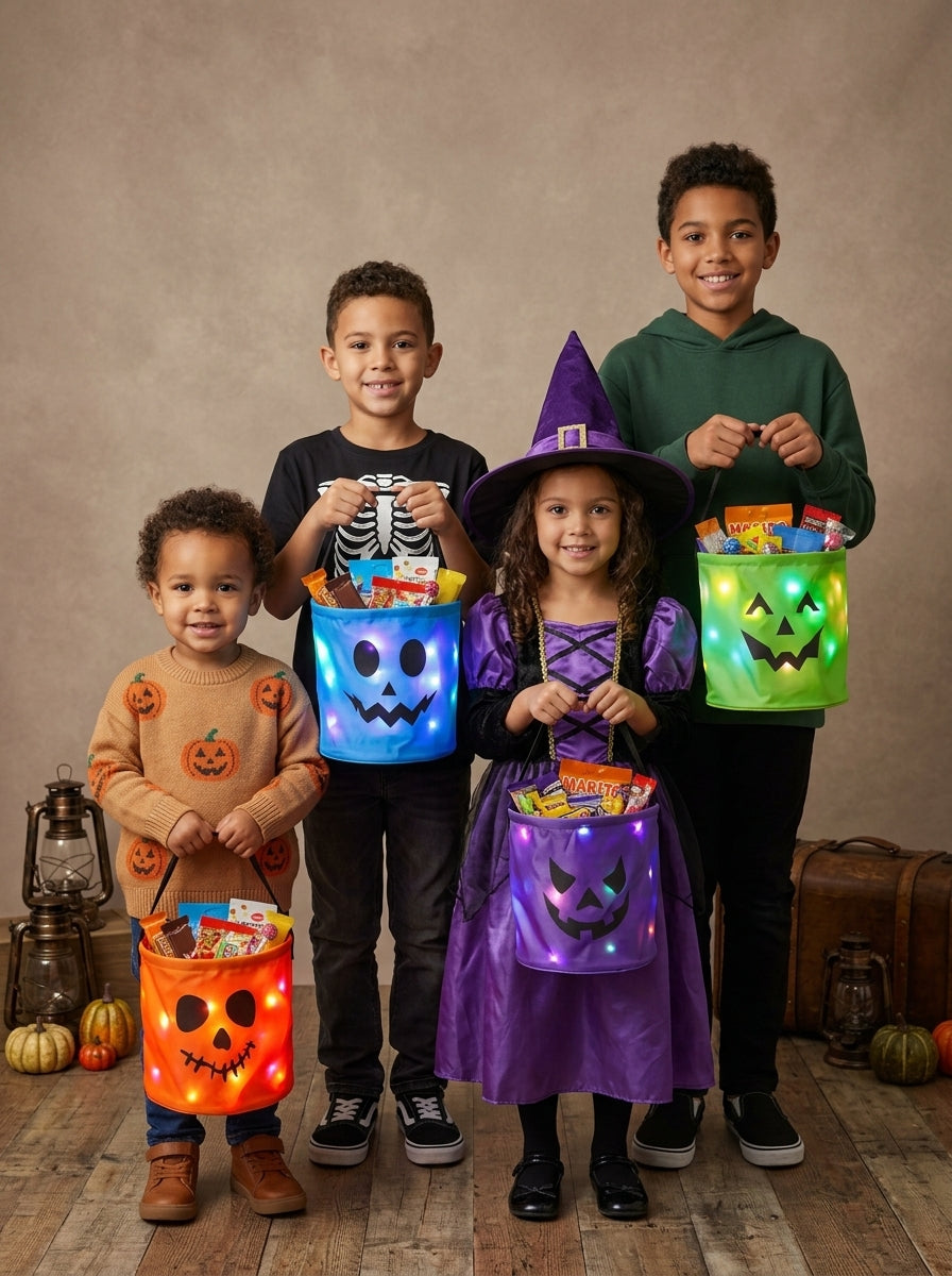 Virelle GlowPumpkin Candy Bucket