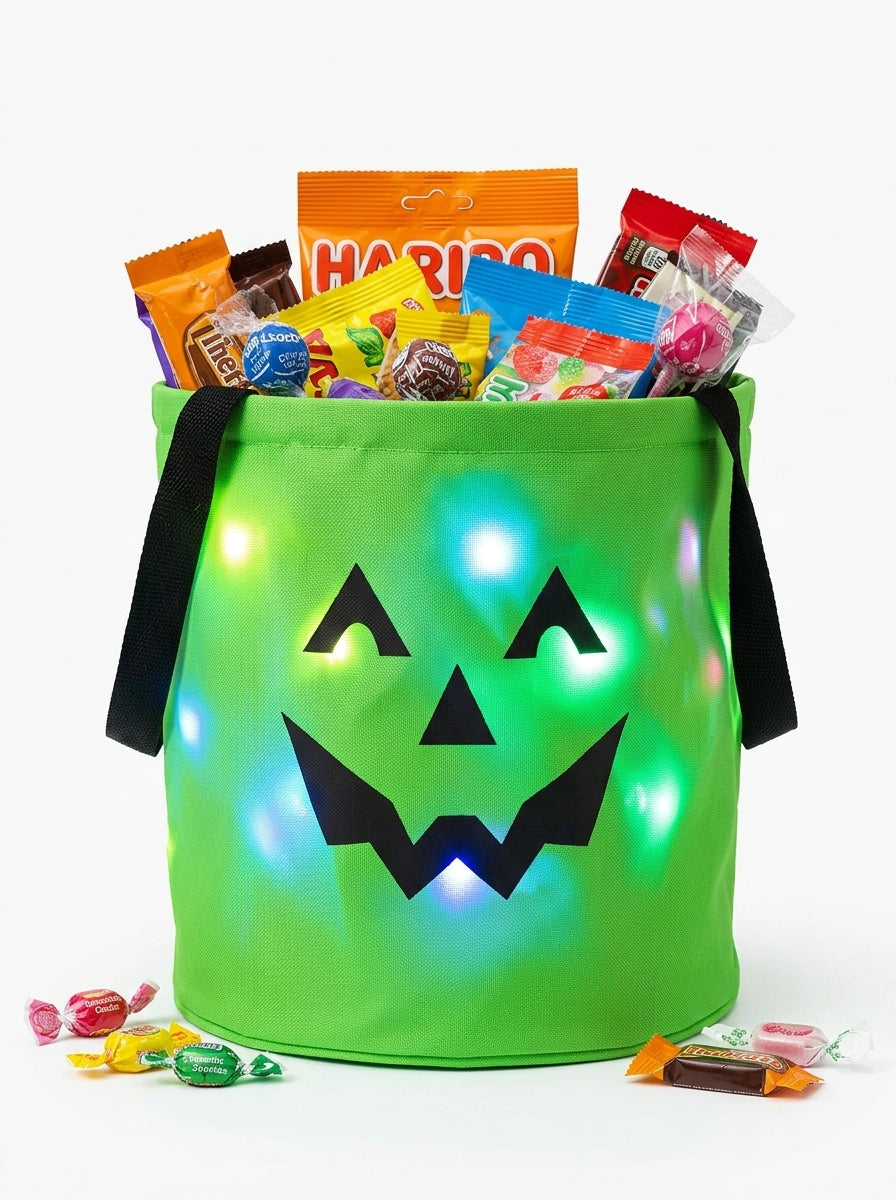 Virelle GlowPumpkin Candy Bucket