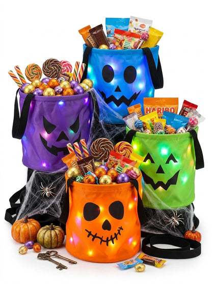 Virelle GlowPumpkin Candy Bucket