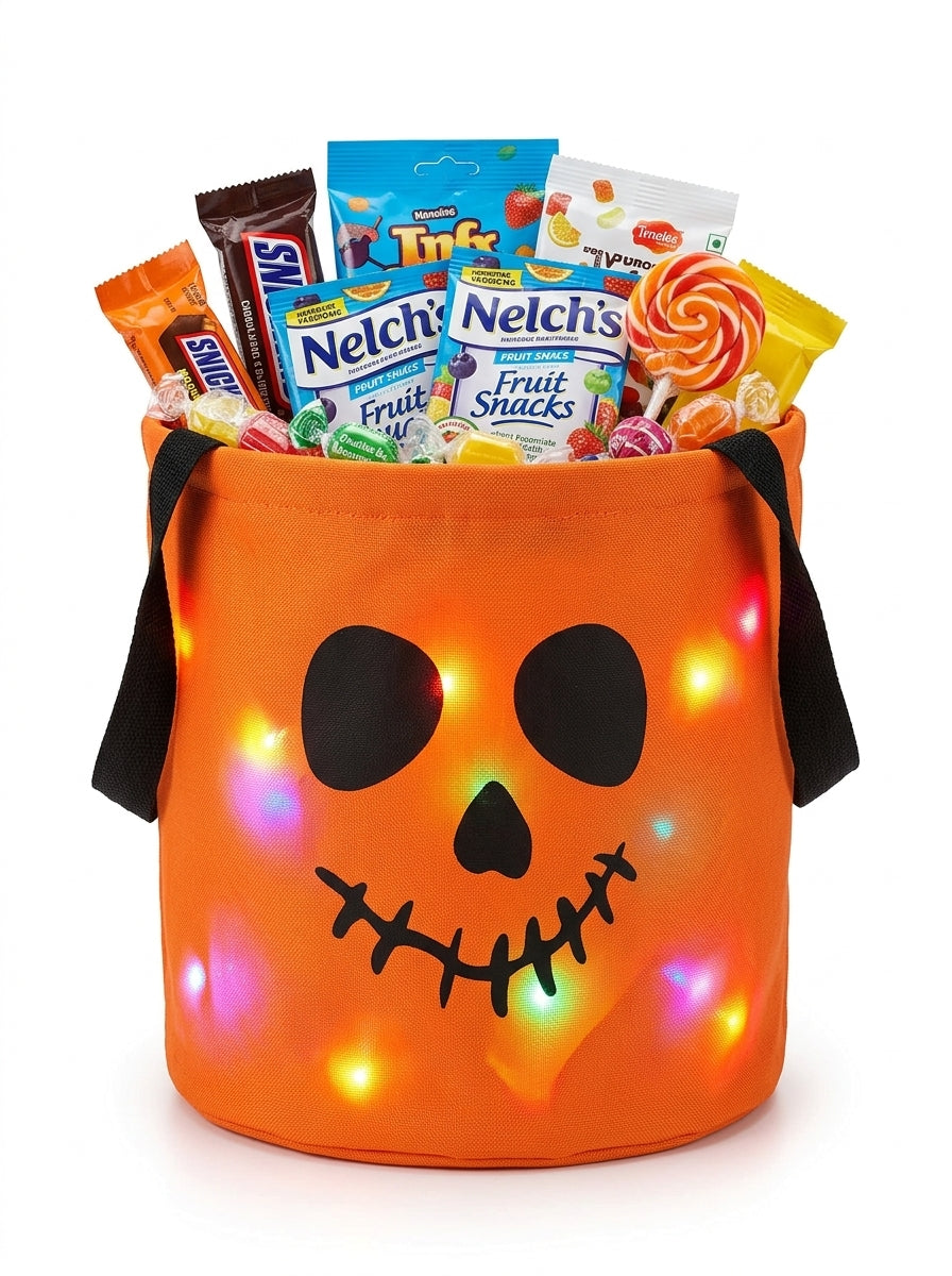 Virelle GlowPumpkin Candy Bucket