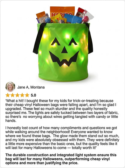 Virelle GlowPumpkin Candy Bucket