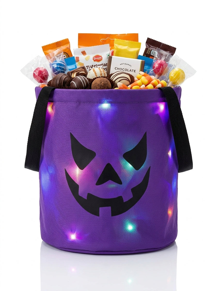 Virelle GlowPumpkin Candy Bucket